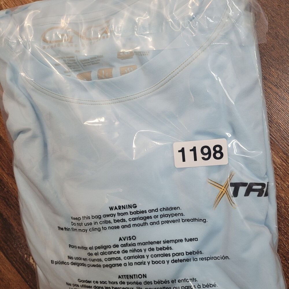 GAMEGUARD OUTDOORS Men's Long Sleeve T-Shirt Xtreme Graphic Blue Size 2XL - Picture 7 of 7